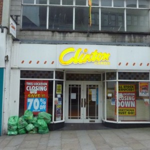 Clinton Cards Closed