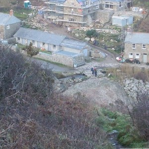 View of Penberth from Cribba Hd - 17th Jan. 2010